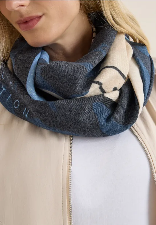 Kuscheliger Loop Schal urban dark blue