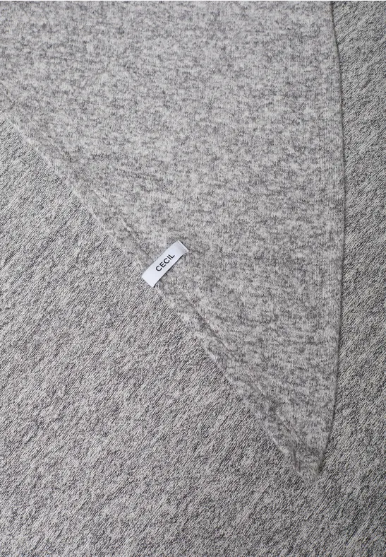Kuscheliges Dreieckstuch flint grey melange