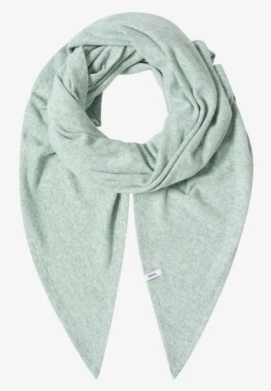 Kuscheliges Dreieckstuch jewel green melange