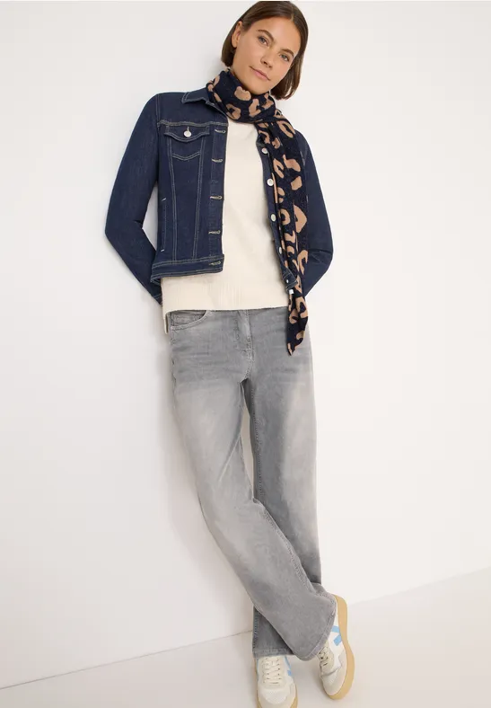 Kuscheliges Dreieckstuch urban dark blue melange