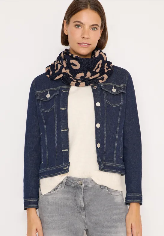 Kuscheliges Dreieckstuch urban dark blue melange