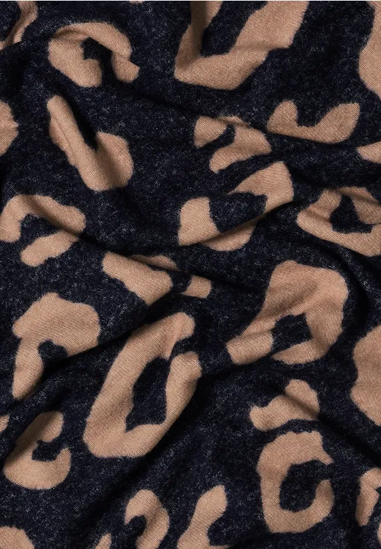 Kuscheliges Dreieckstuch urban dark blue melange