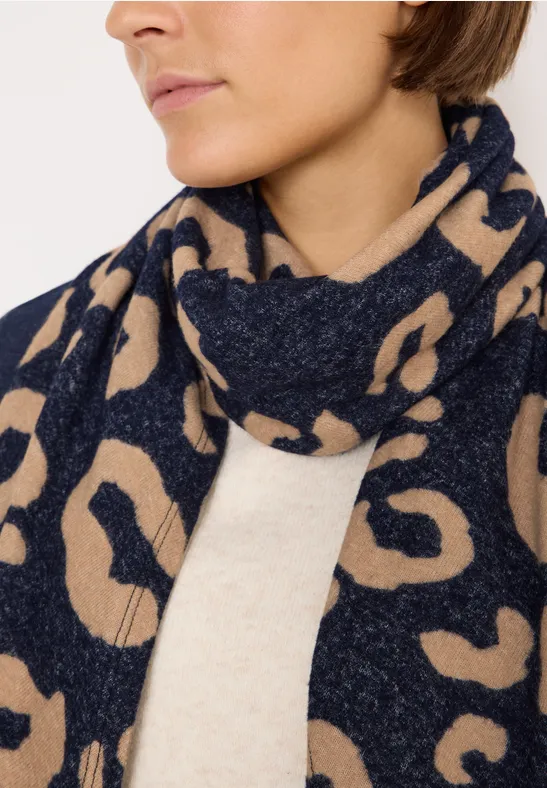 Kuscheliges Dreieckstuch urban dark blue melange
