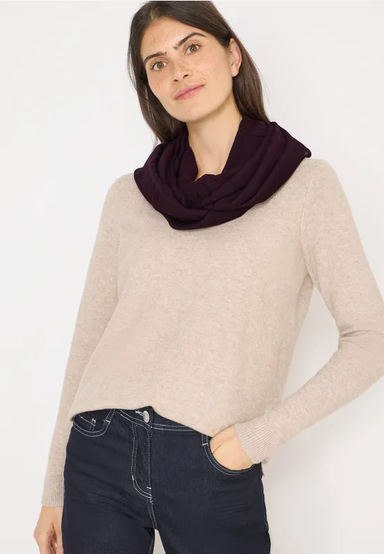 Loop Schal eggplant red