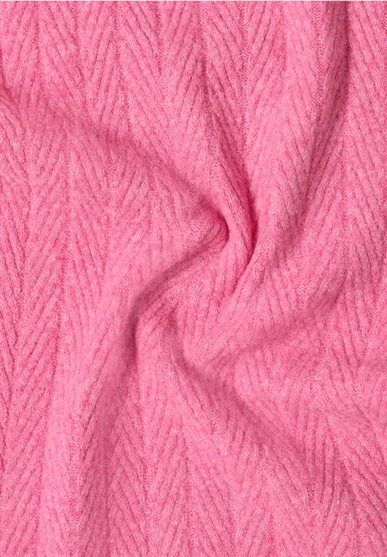 Écharpe tricotée avec structure dark blossom melange
