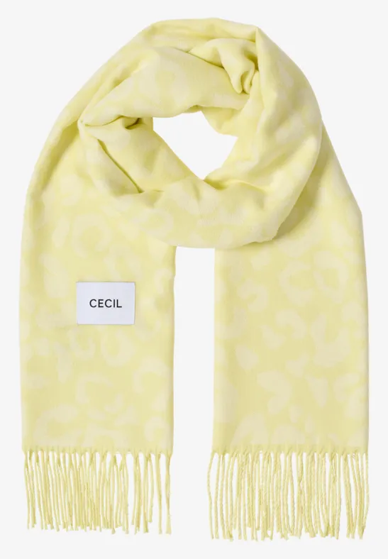 Zachte sjaal iced yellow