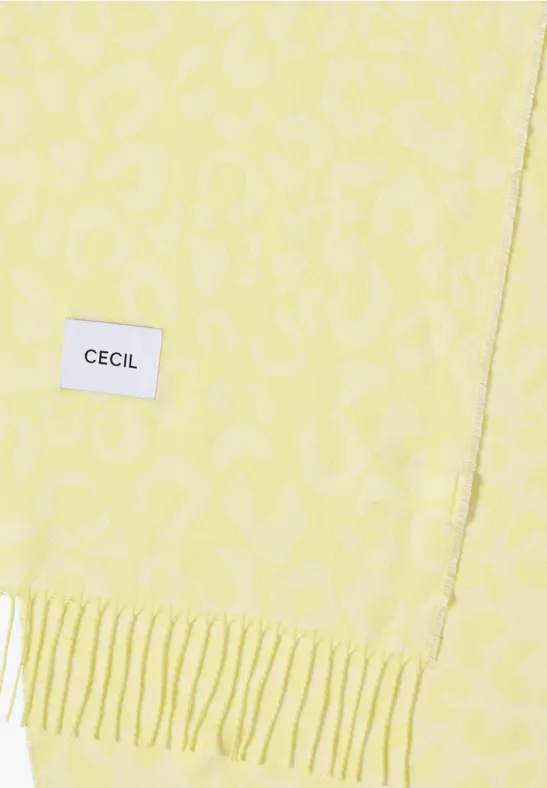 Zachte sjaal iced yellow
