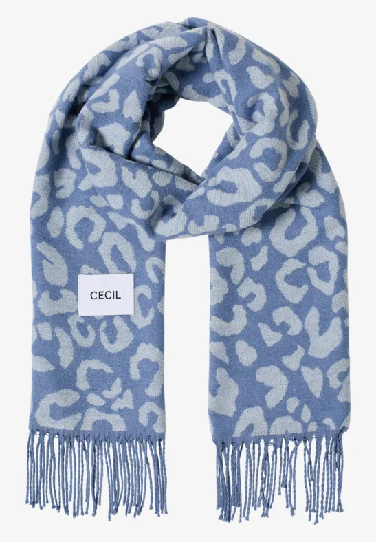 Zachte sjaal coal blue