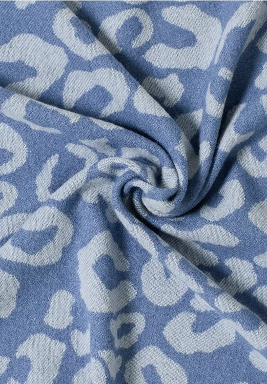 Zachte sjaal coal blue