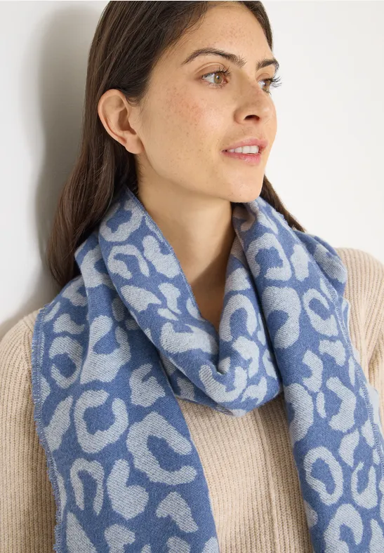 Zachte sjaal coal blue