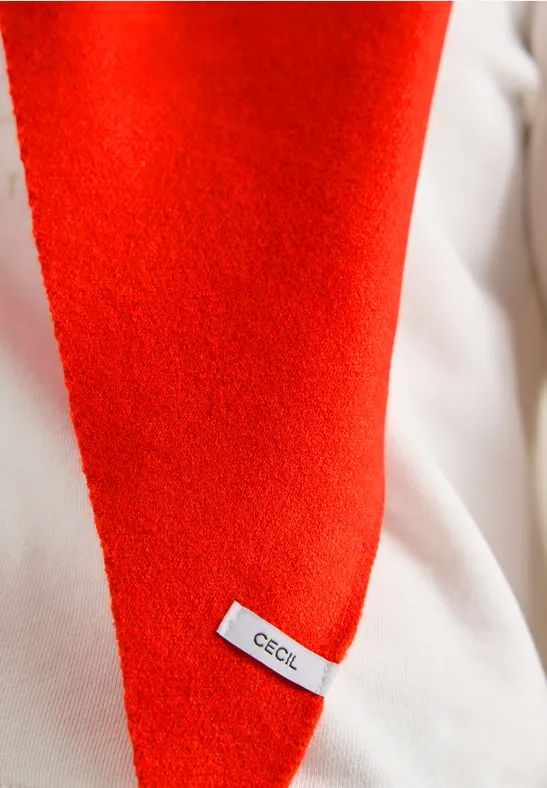 Dreieckstuch cherry tomato orange