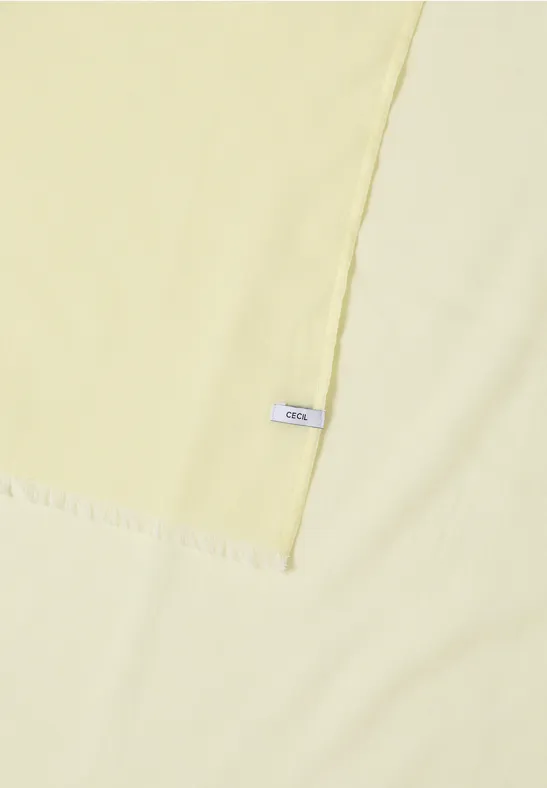 Tuch in Unifarbe iced yellow