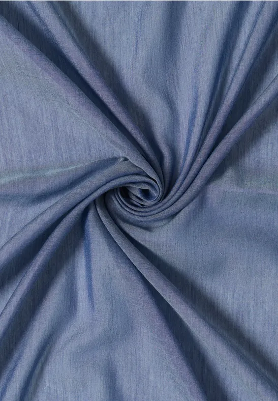 Tuch in Unifarbe coal blue