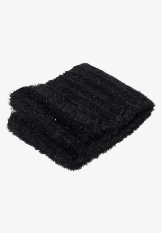 Stirnband mit Glitzerdetails Black