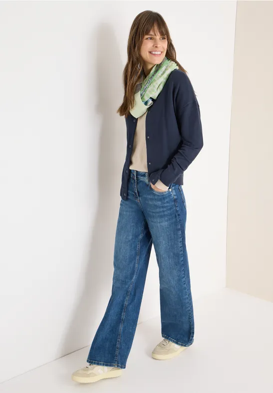 Strukturmix Loop-Schal bamboo green