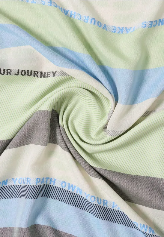 Strukturmix Loop-Schal bamboo green