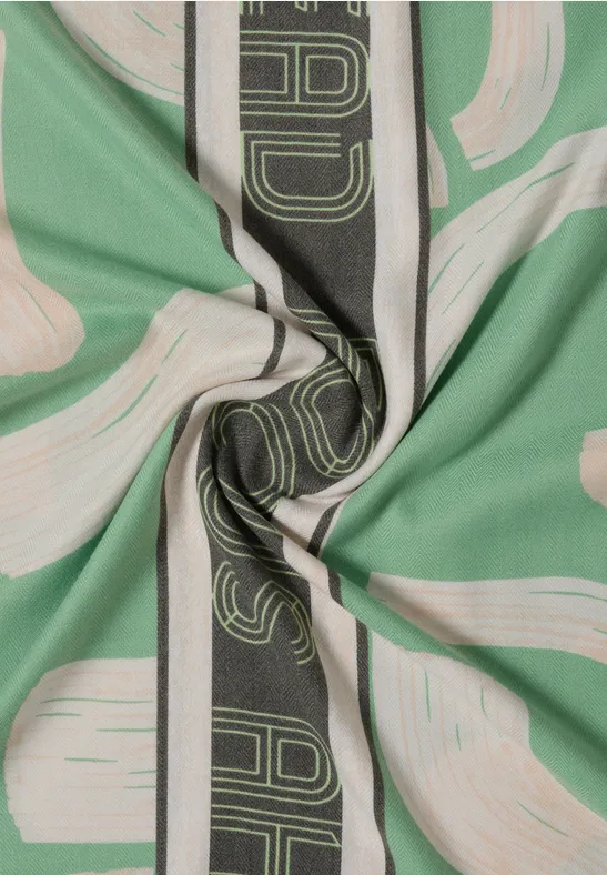 Sjaal met lusjespatroon null