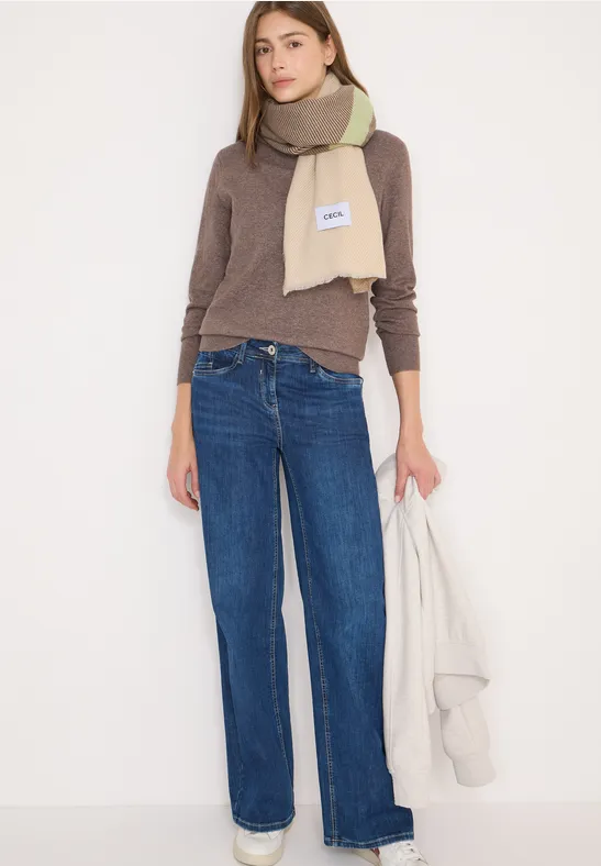 Gemustertes Tuch urban taupe