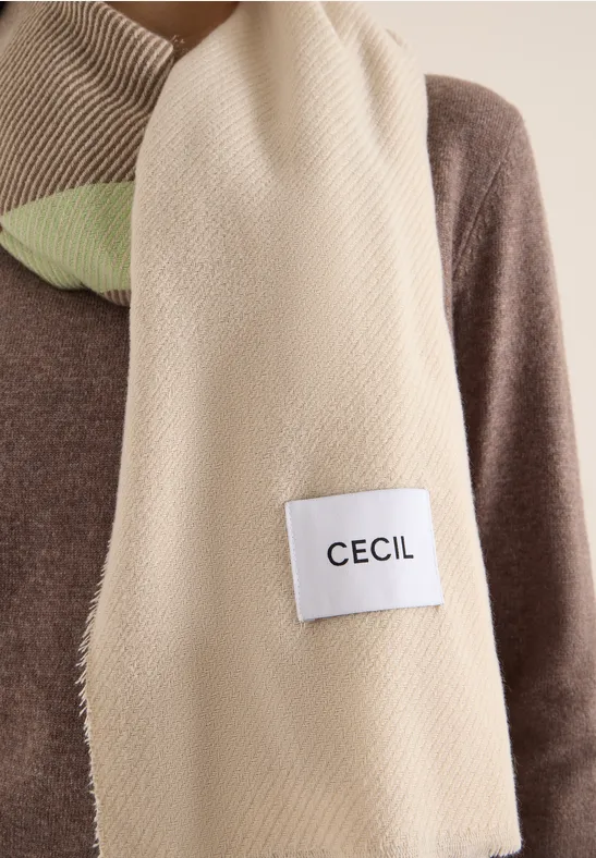 Gemustertes Tuch urban taupe