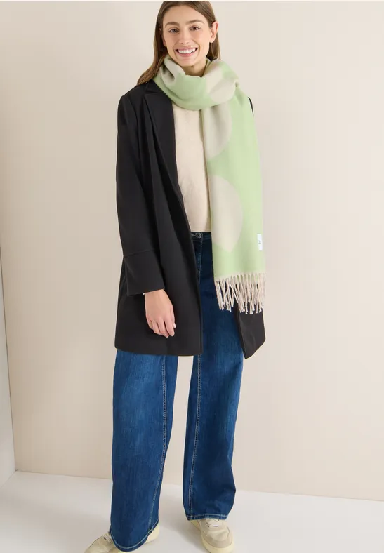 Kuscheliger Schal bamboo green