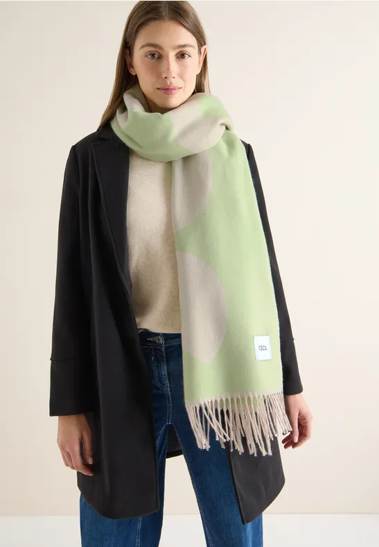 Kuscheliger Schal bamboo green