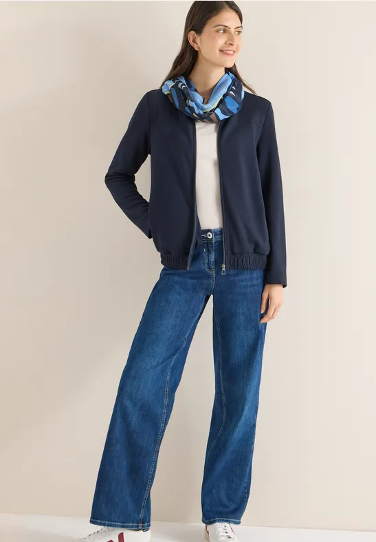 Sjaal met lusjespatroon universal blue