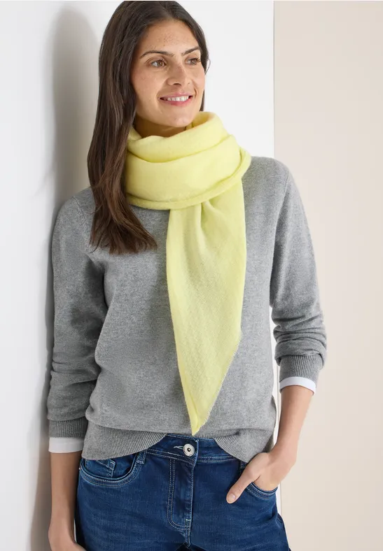 Foulard triangulaire iced yellow