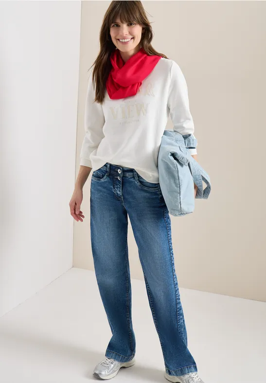 Foulard loop glazed apple red