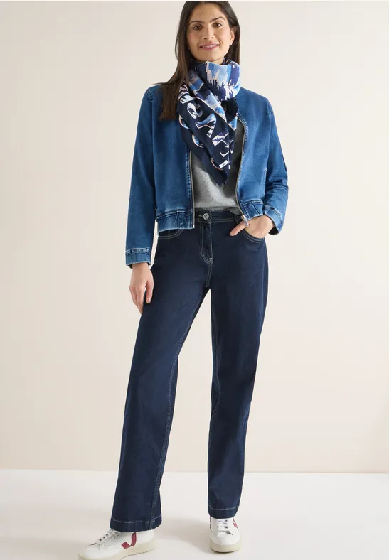 Gemustertes Tuch universal blue