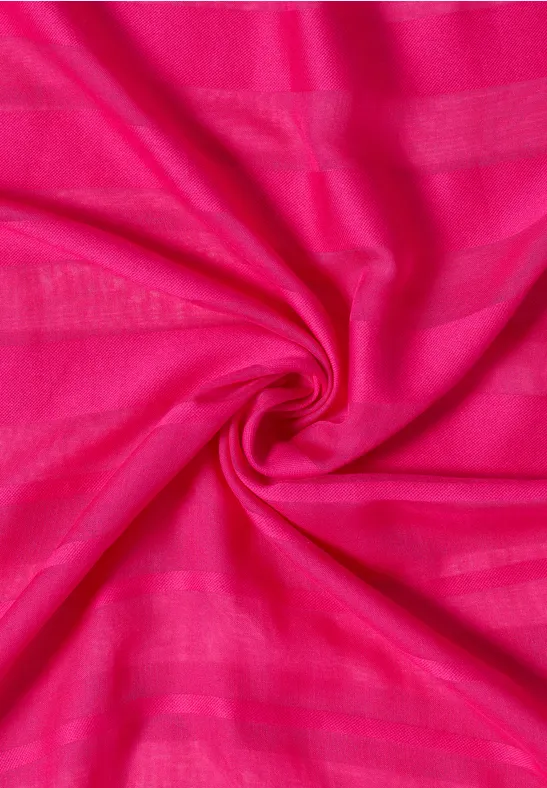 Gestreifter Loop Schal beetroot pink