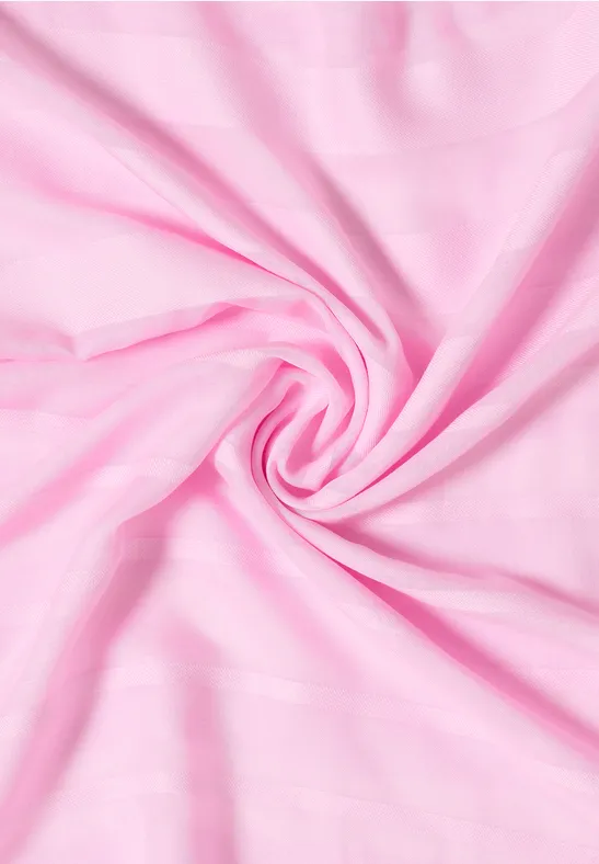 Gestreifter Loop Schal light blush rose