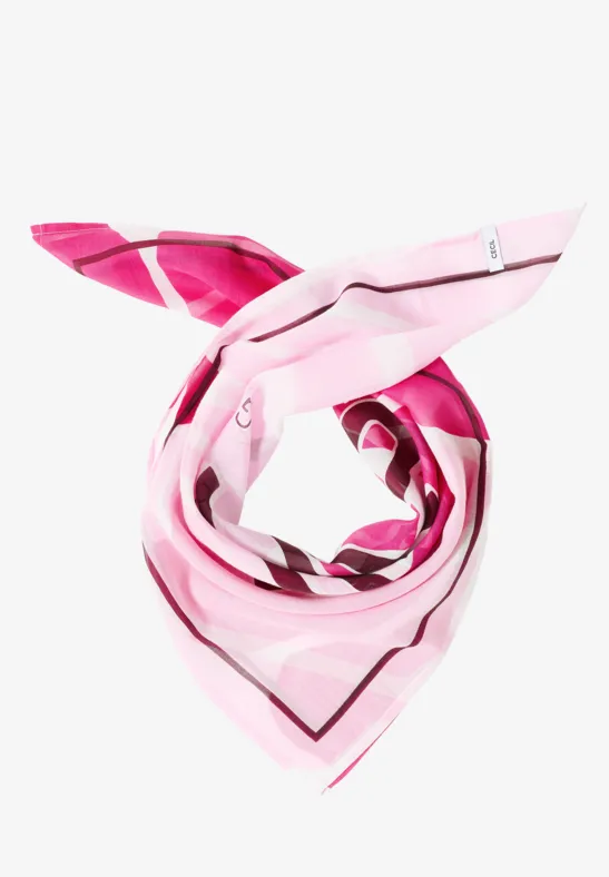 Print Bandana beetroot pink