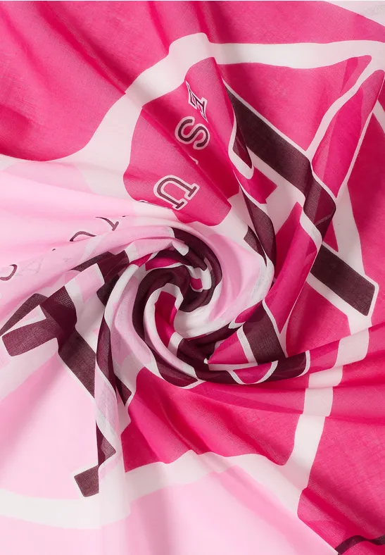 Print Bandana beetroot pink