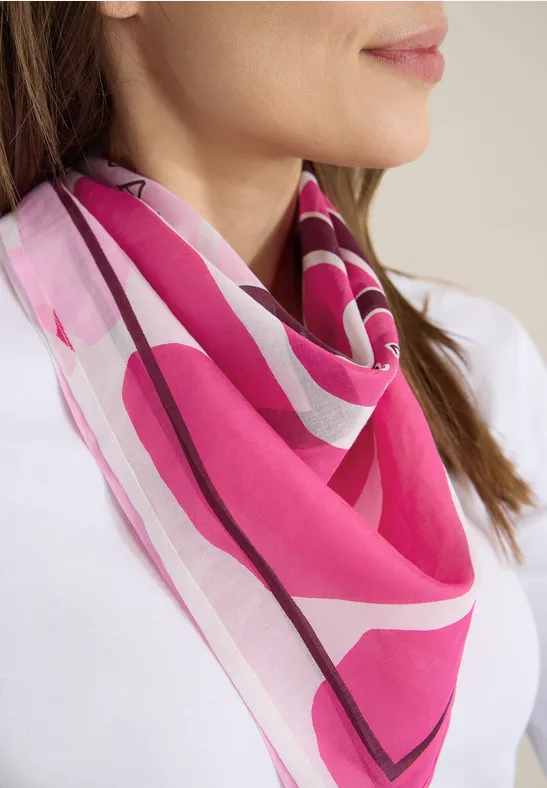 Print Bandana beetroot pink