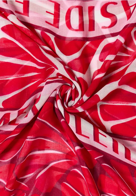 Foulard loop avec motif graphique glazed apple red