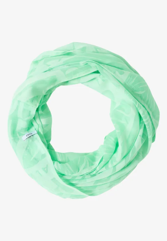 Loop-Schal im Ausbrenner-Look juicy lime