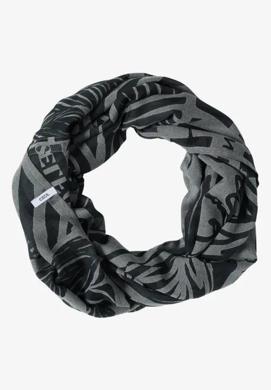 Loop-Schal im Ausbrenner-Look palm breeze green