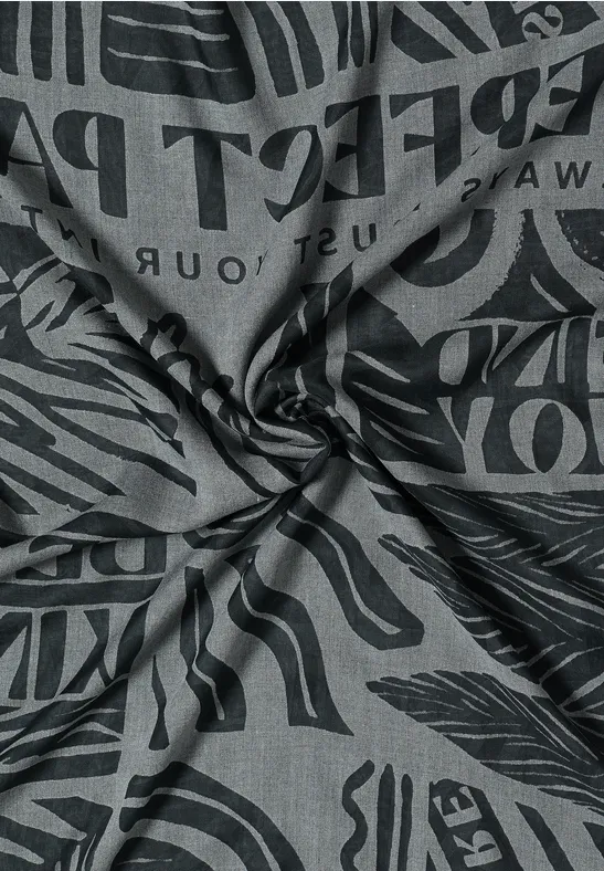 Loop-Schal im Ausbrenner-Look palm breeze green