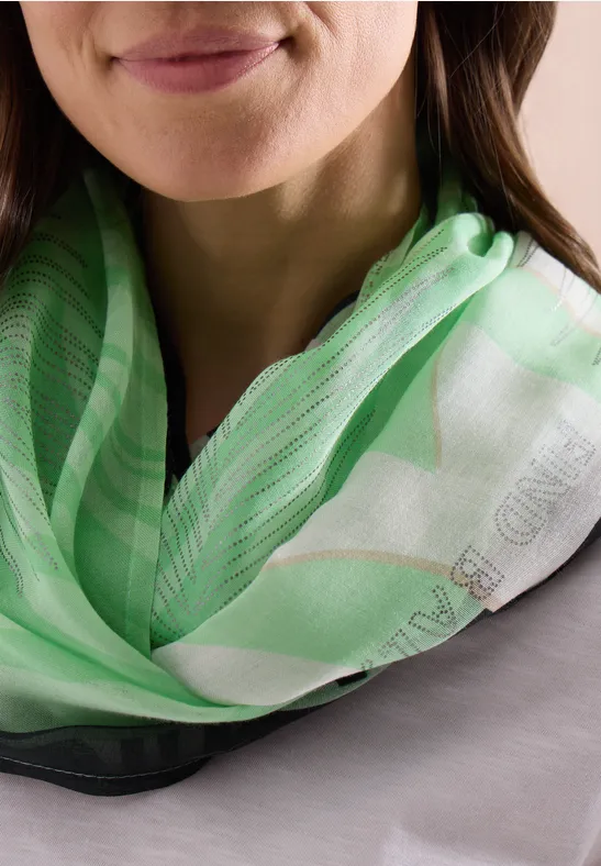 Foulard loop avec de fins détails filmés juicy lime