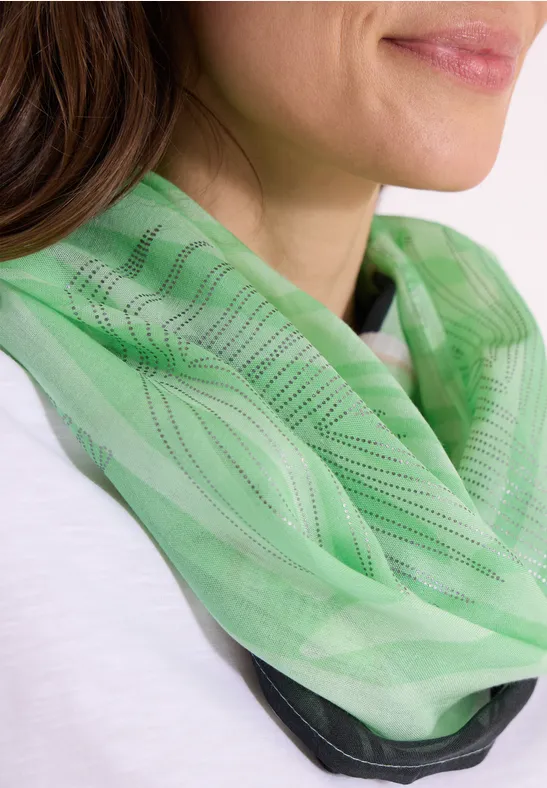 Foulard loop avec de fins détails filmés juicy lime