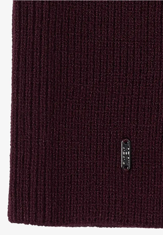 Armwärmer in Unifarbe berry red