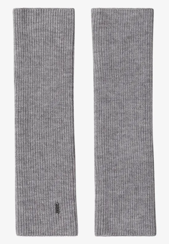 Armwärmer in Unifarbe moonlight silver mel.