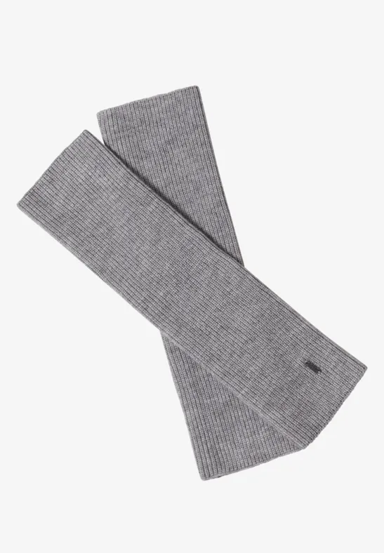 Armwärmer in Unifarbe moonlight silver mel.