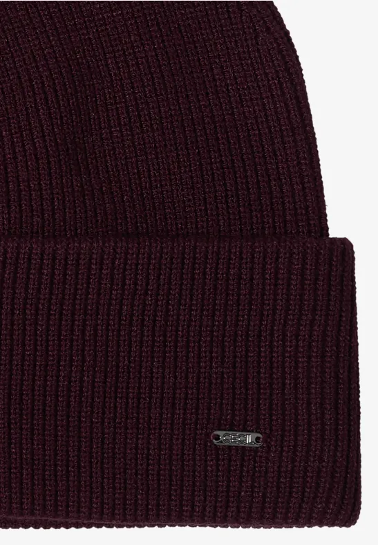 Bonnet uni berry red