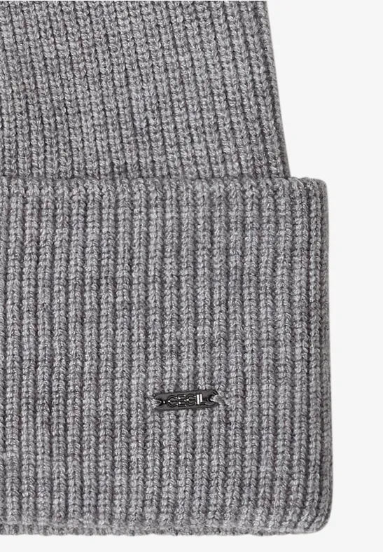 Bonnet uni moonlight silver mel.