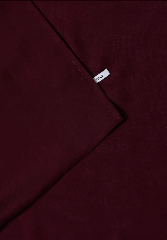 Écharpe Loop unie red wine