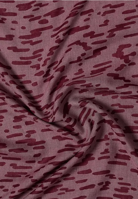 Écharpe Loop au look délavé red wine