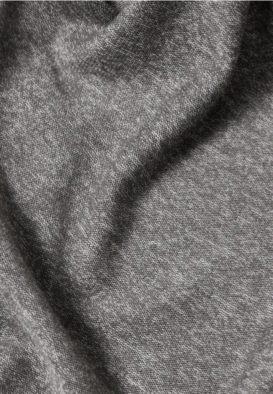 Driehoekige sjaal in effen kleur flint grey melange