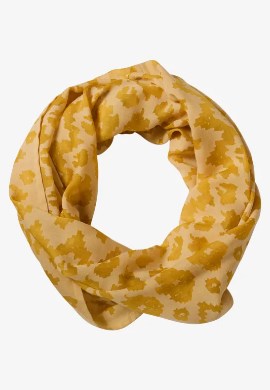 Loop-Schal mit Ausbrenner-Muster golden honey