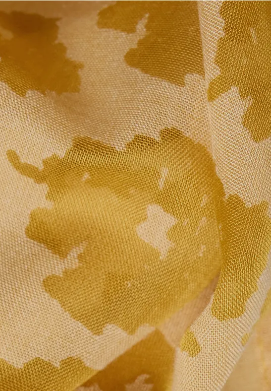 Loop-Schal mit Ausbrenner-Muster golden honey